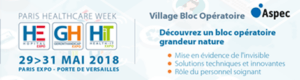 Village Bloc Opératoire Aspec, Paris Healthcare Week 2018