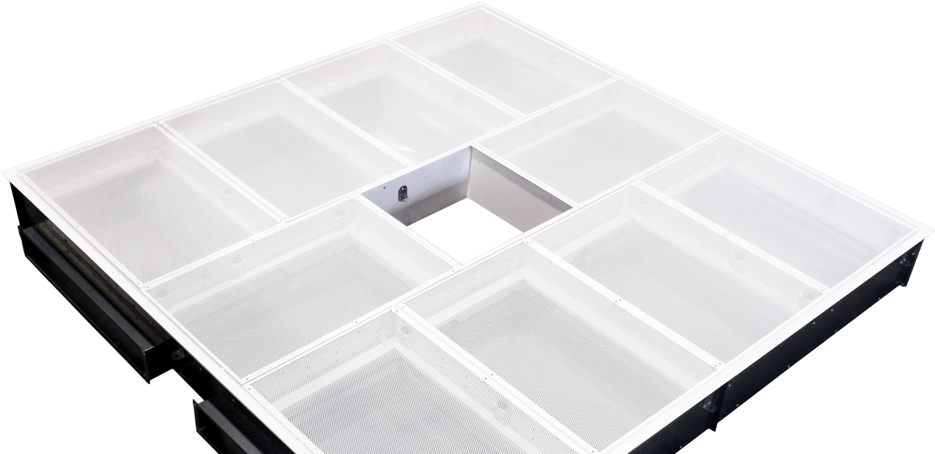 Plafond soufflant laminaire vue d'ensemble
