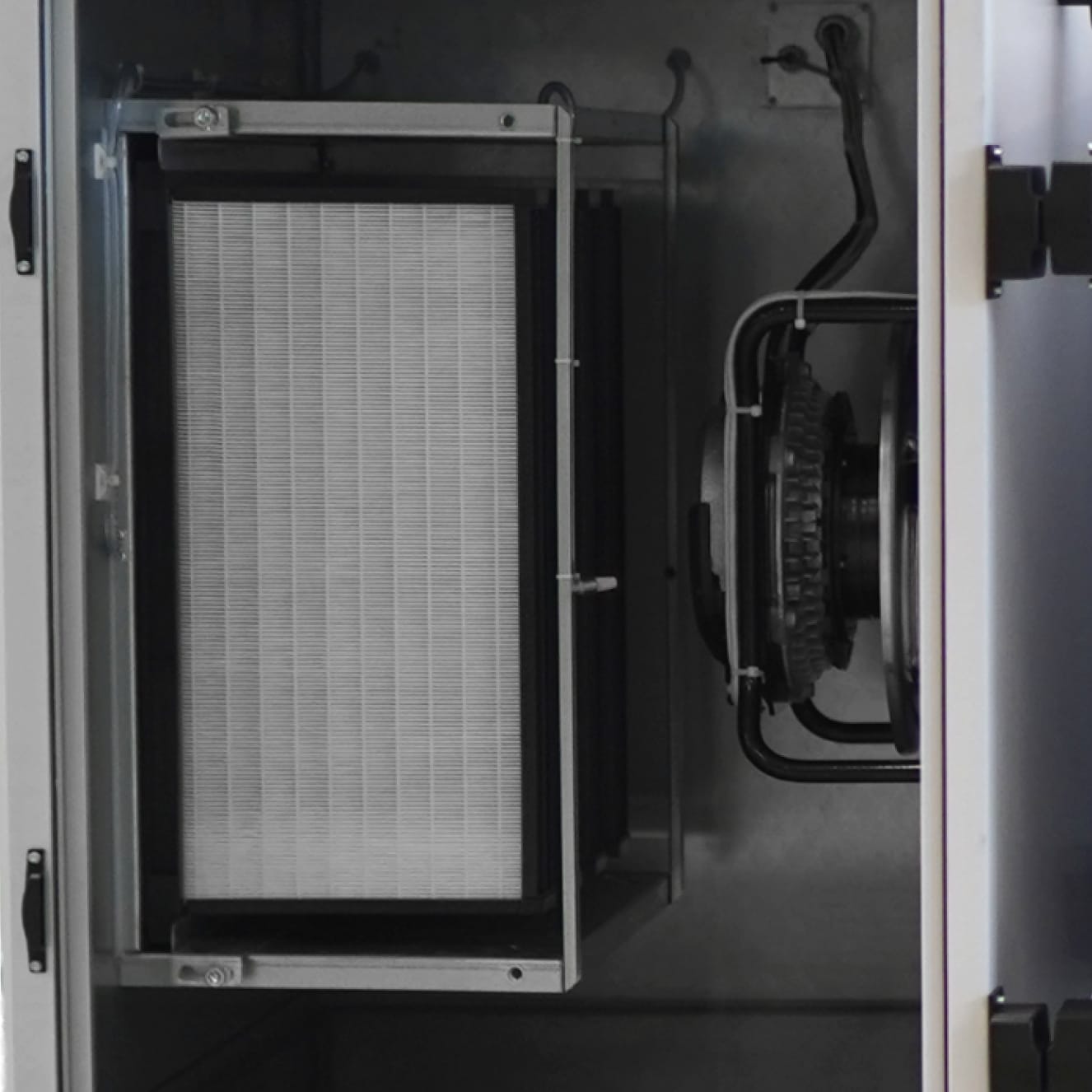Système filtration CTA avec filtres air G4 F7 F9