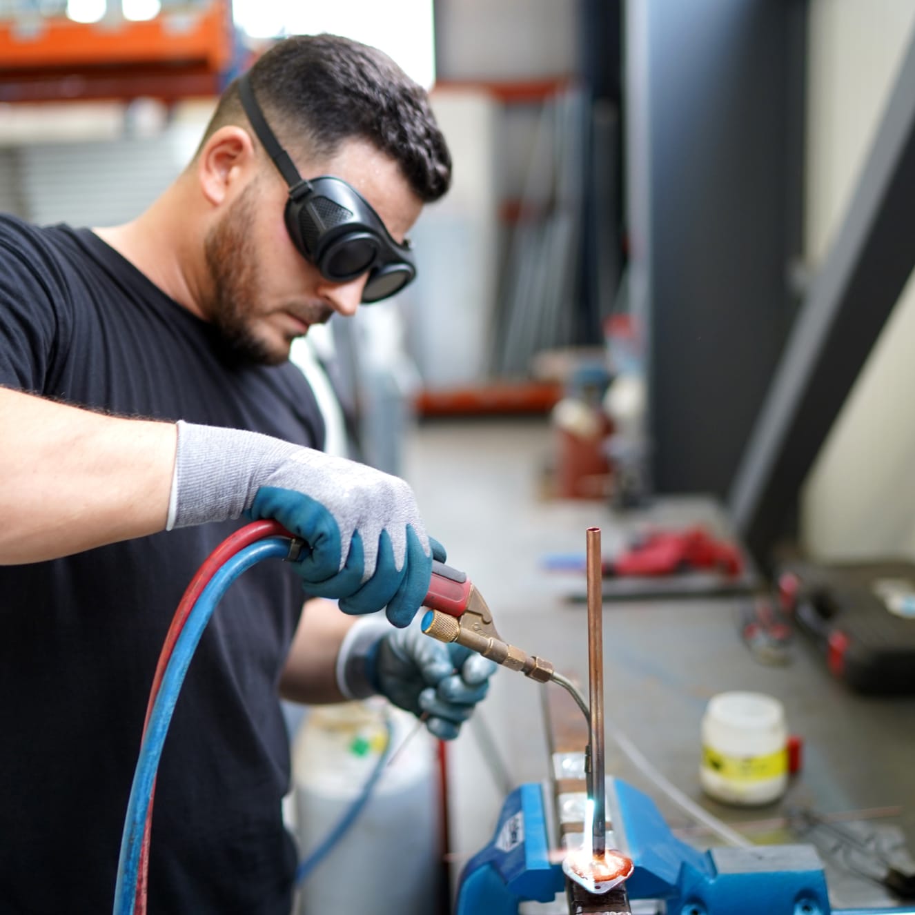 Welding workshop expertise A2i component manufacturing