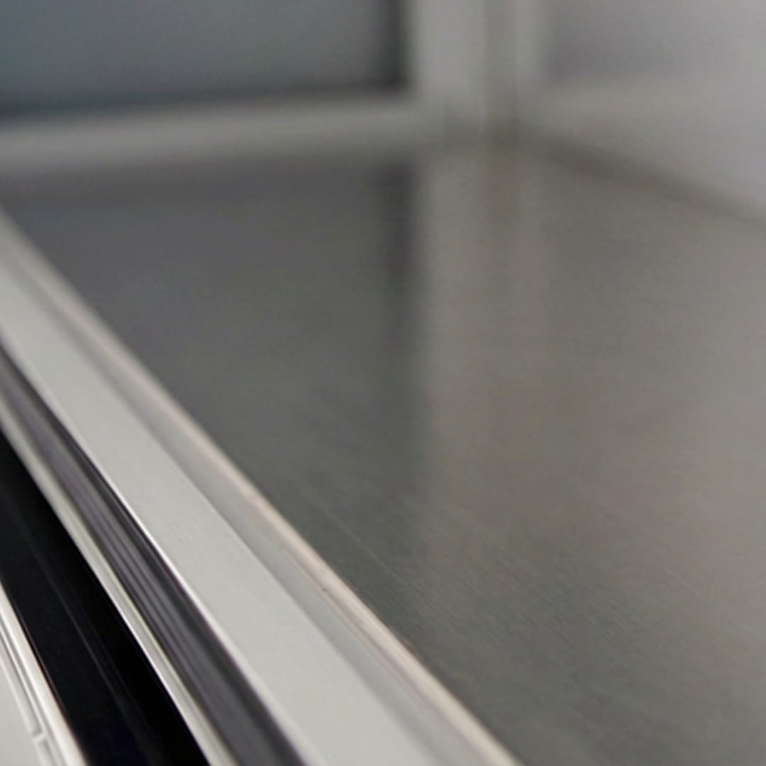Stainless steel AISI 304 interior for air handling unit cabinet